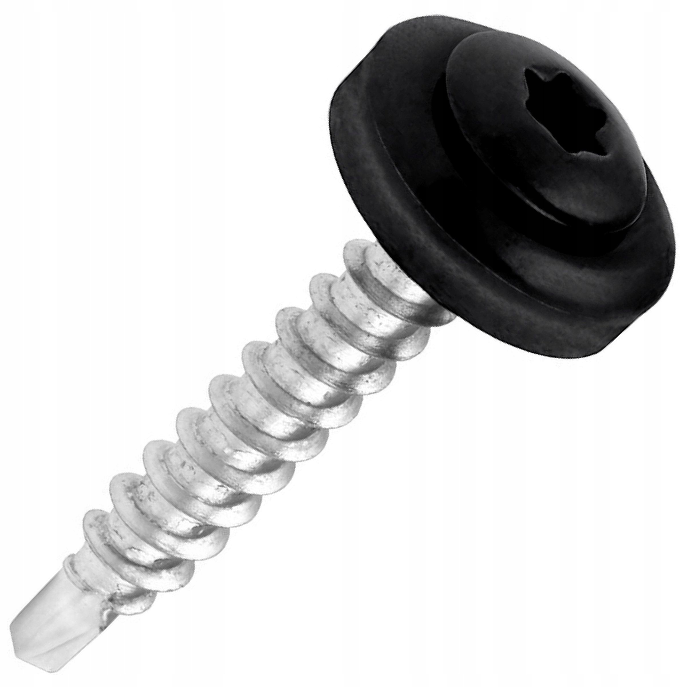 

Wkręt do mocowania blach 250 szt Ral 9005 4,8x35mm