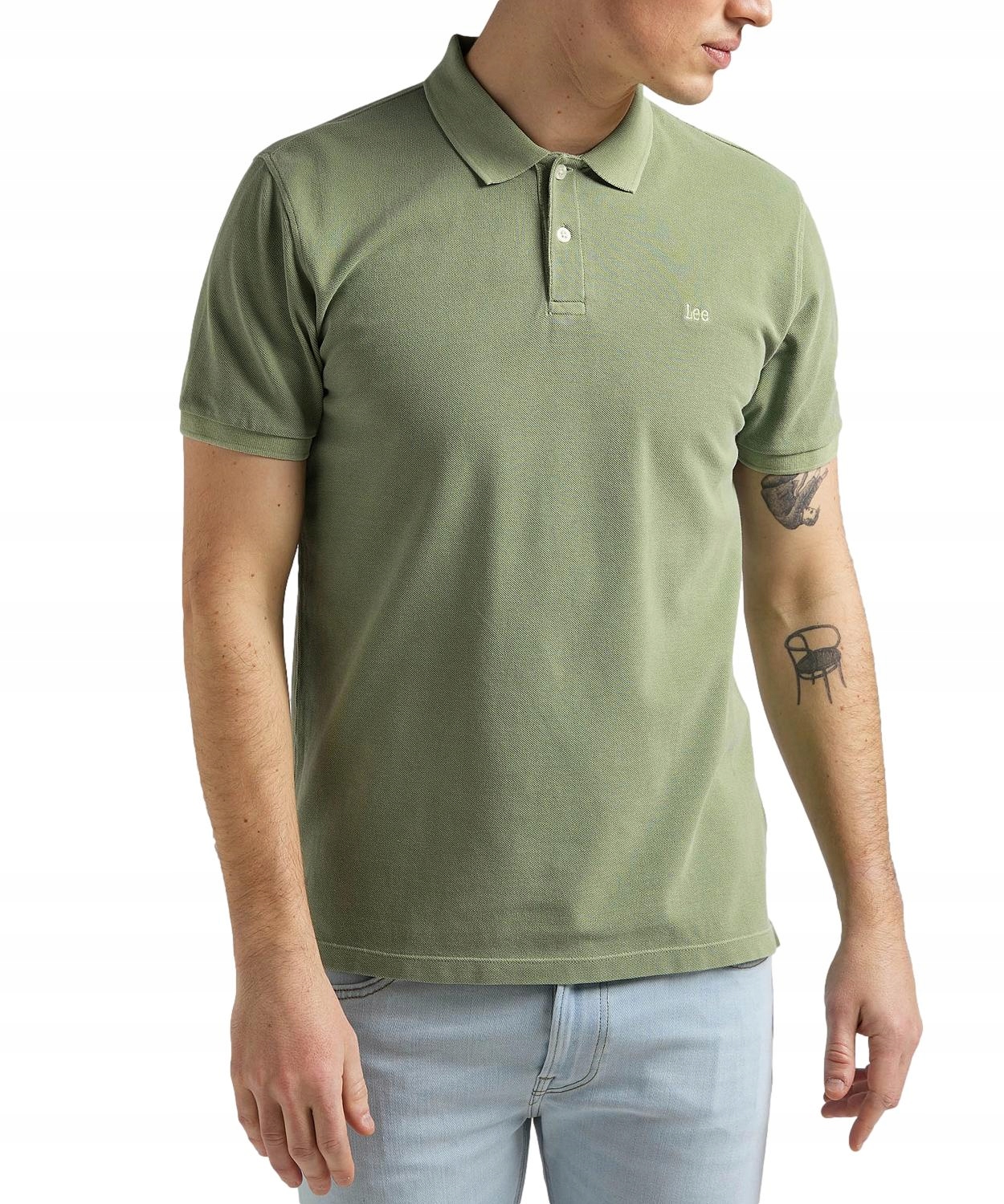 

Koszulka Lee Nat Dye Polo L65CQSUA Green XXL