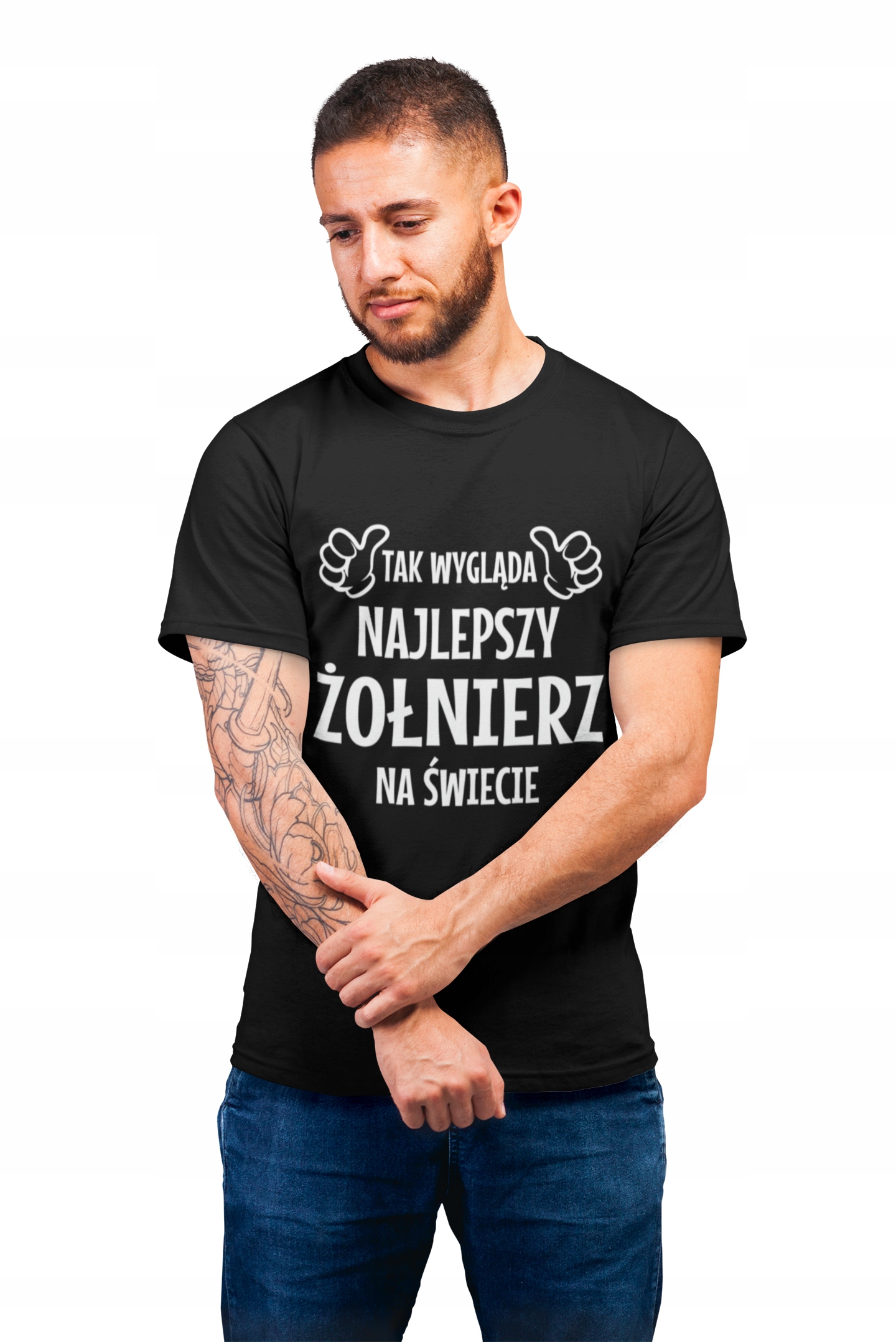 

Najlepszy Żołnierz koszulka T-shirt prezent