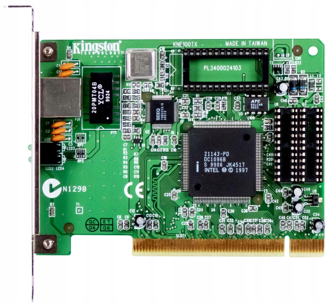 Kingston KNE100TX 10/100Base-T RJ45 Pci