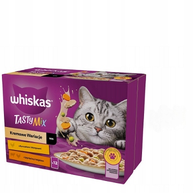 Levně Whiskas mokré krmivo pro kočky mix chutí 48x85g
