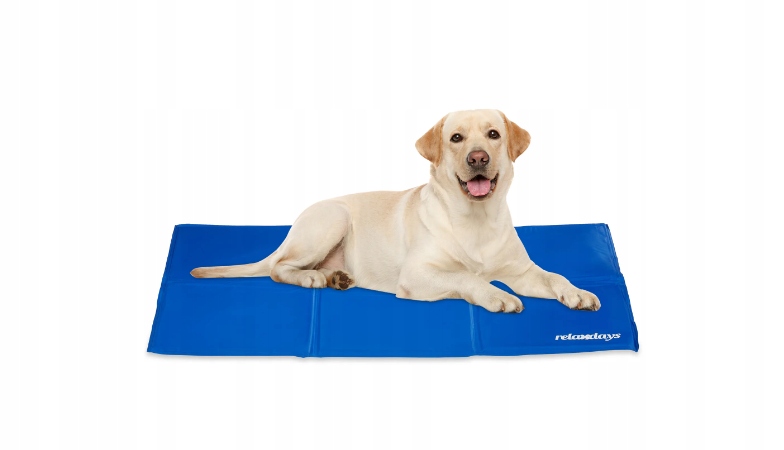 Levně Chladící podložka pro psa XL 110x70 gelová modrá Protiskluzová Pelíšek