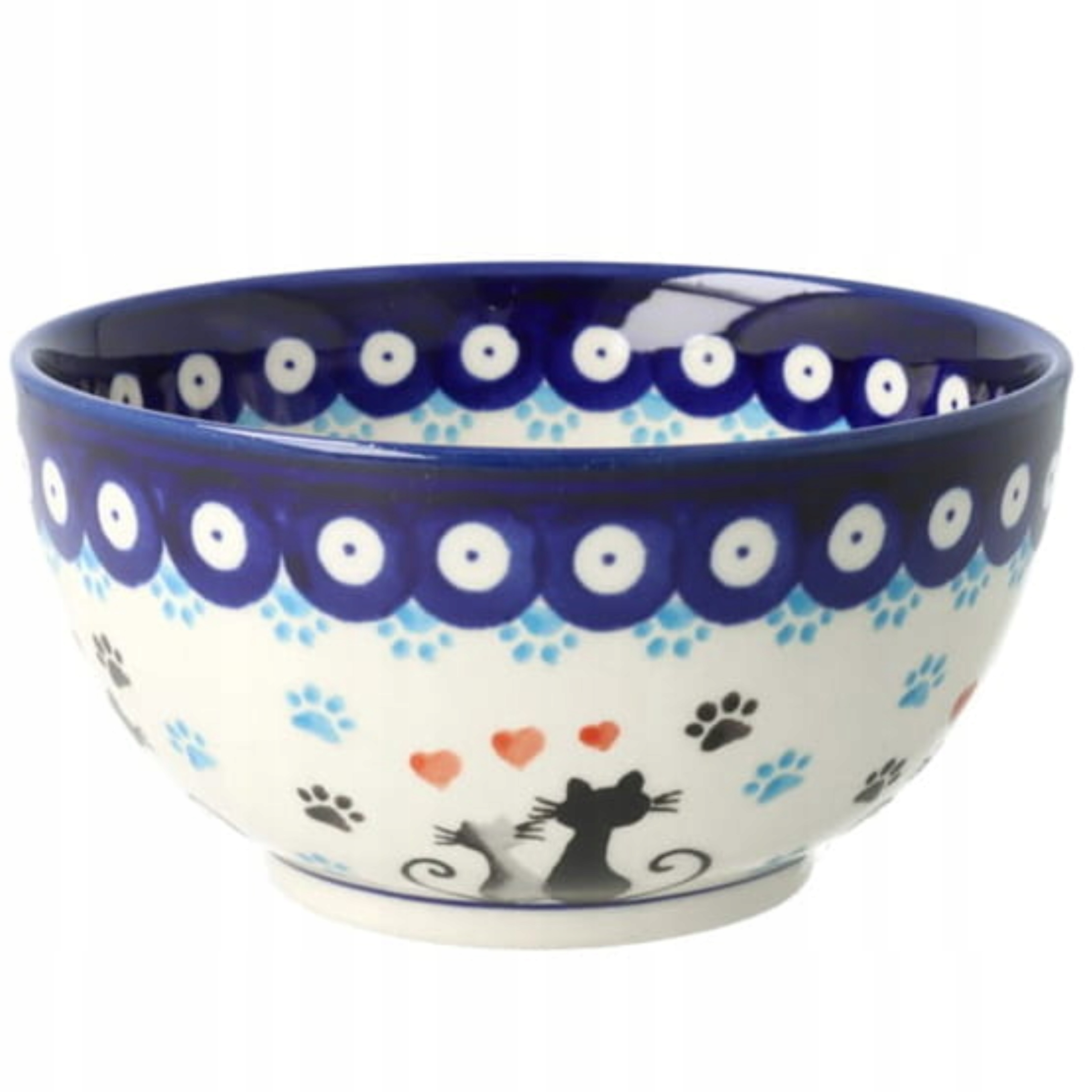 Miska Keramika Bolesławiec 1. třída ø 14 cm V 0,45 L GU971DEK1378Art