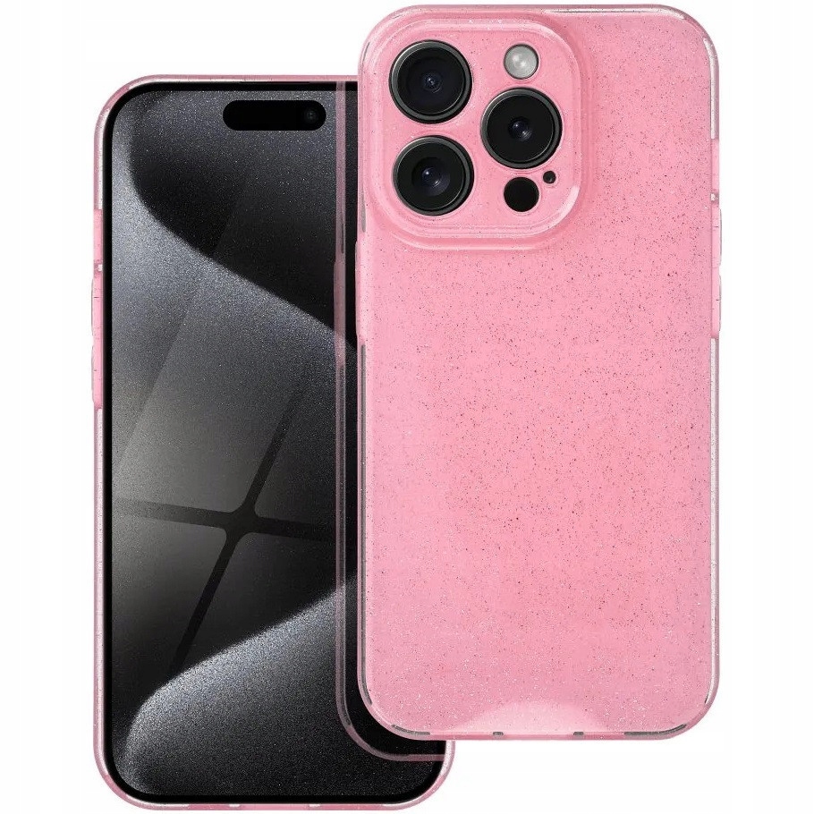 Apple iPhone Air (2025), Silikonowe etui, grubość 2 mm, błyszczący tył, różowe