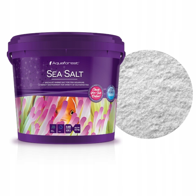 

Aquaforest Sea Salt Syntetyczna Sól Morska 22kg