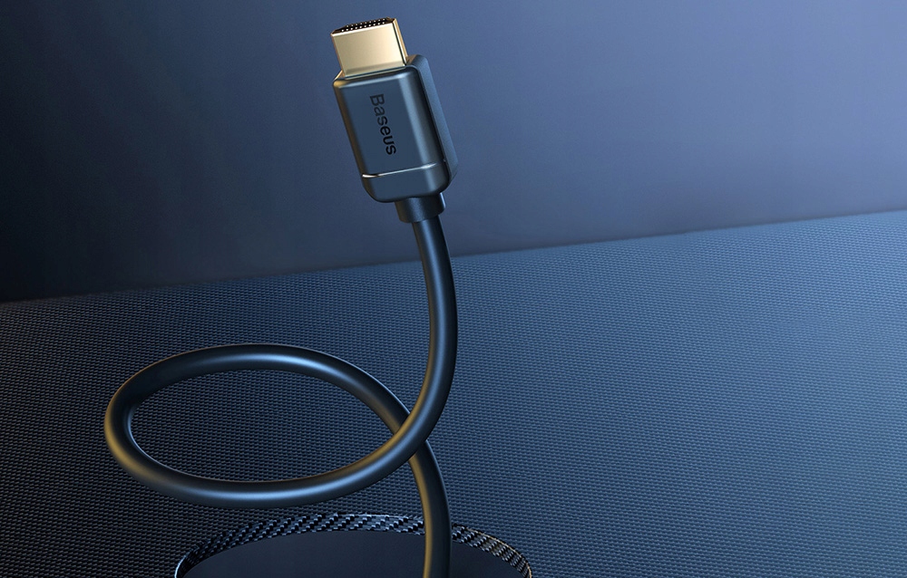 BASEUS KABEL PRZEWÓD VIDEO HDMI DO HDMI 2.0 FULL HD HDR UHD 4K 60HZ 0.75M Standard HDMI 2.0