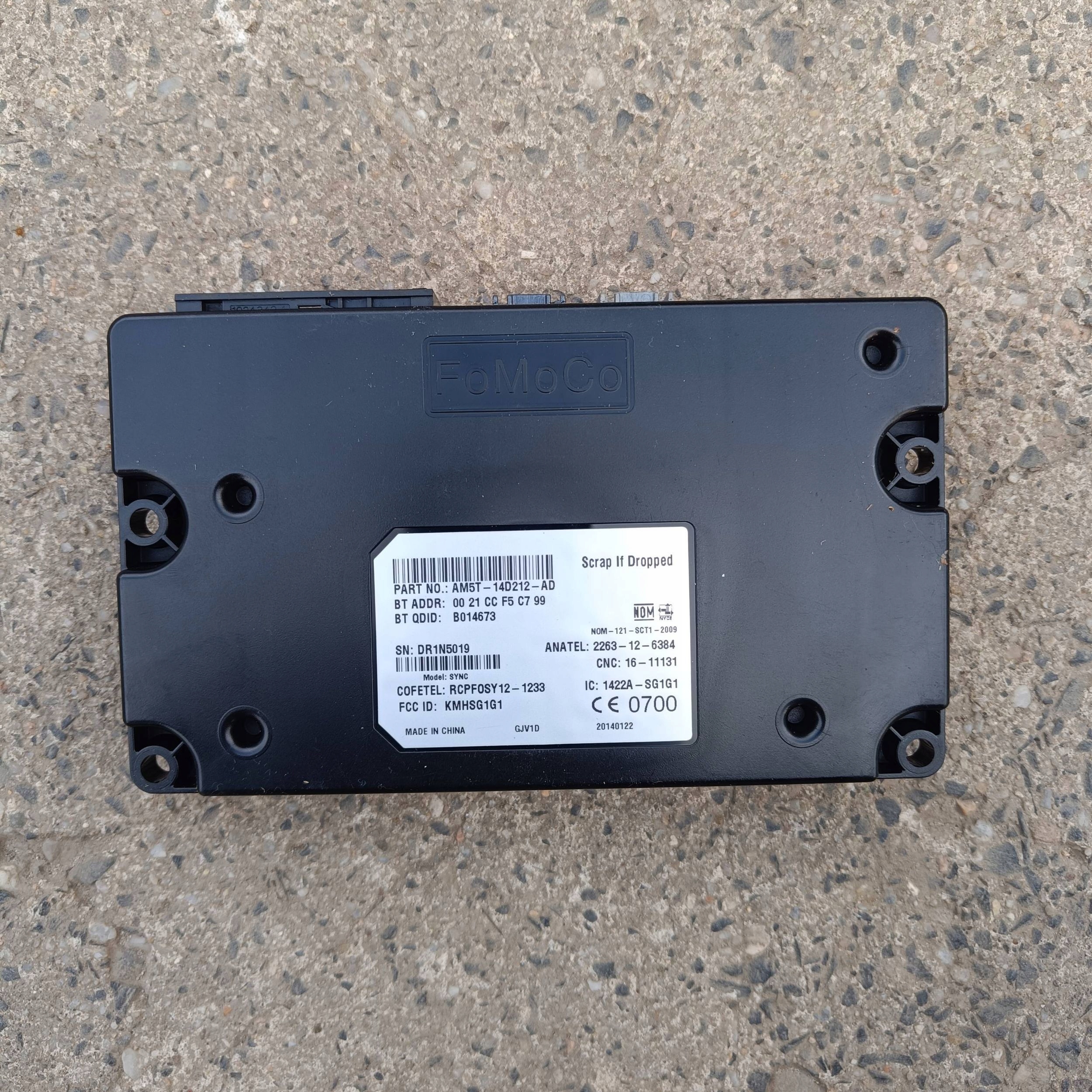 Ford Fiesta MK7 2014 Moduly komfortu