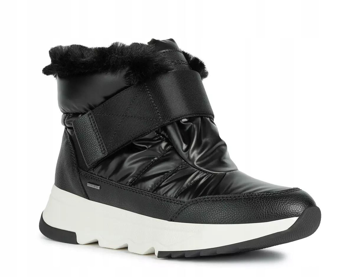 Śniegowce damskie GEOX D26HXA Amphiox membrana R41 Oryginalne opakowanie producenta pudełko