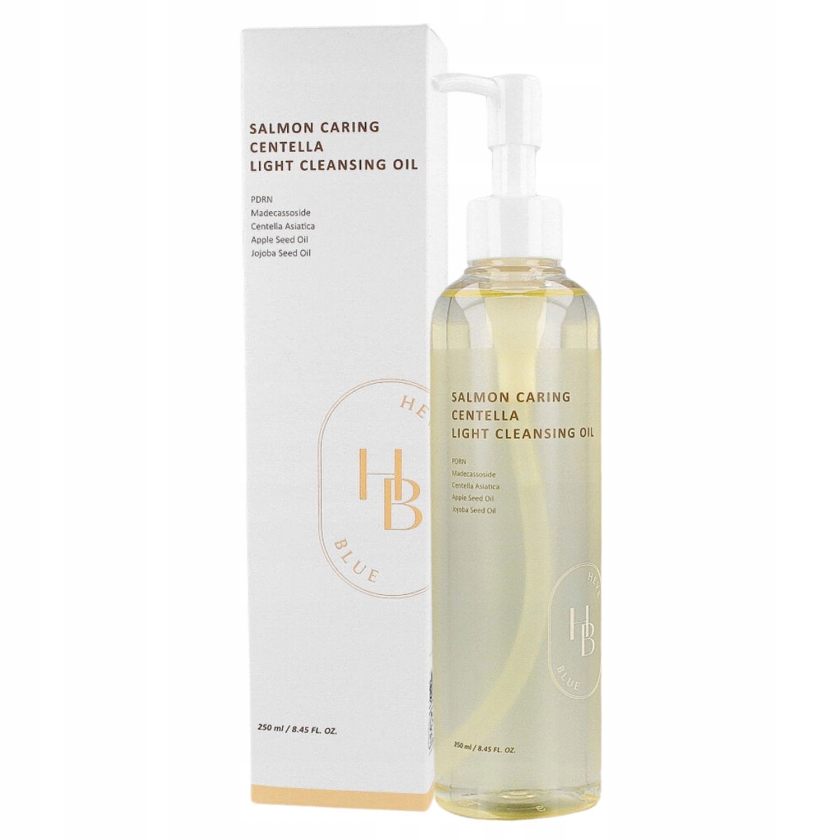 Heveblue Salmon Caring Centella Light Cleansing Oil 250 ml – lehký olej