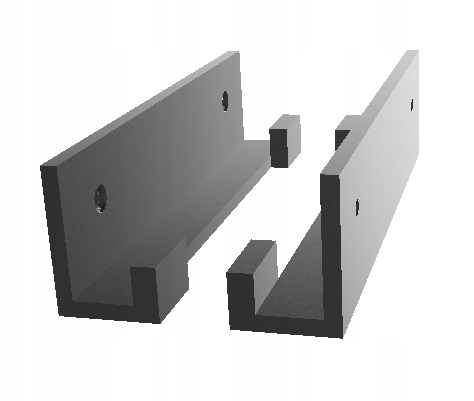 Uchwyt ścienny półka wieszak PS4 PRO Producent Elpro 3D