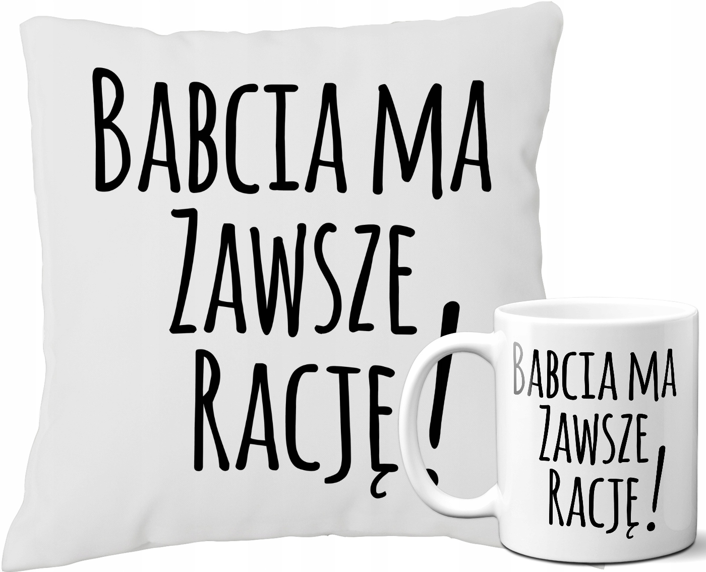 

Poduszka + Kubek - Prezent Dzień Babci Dziadka