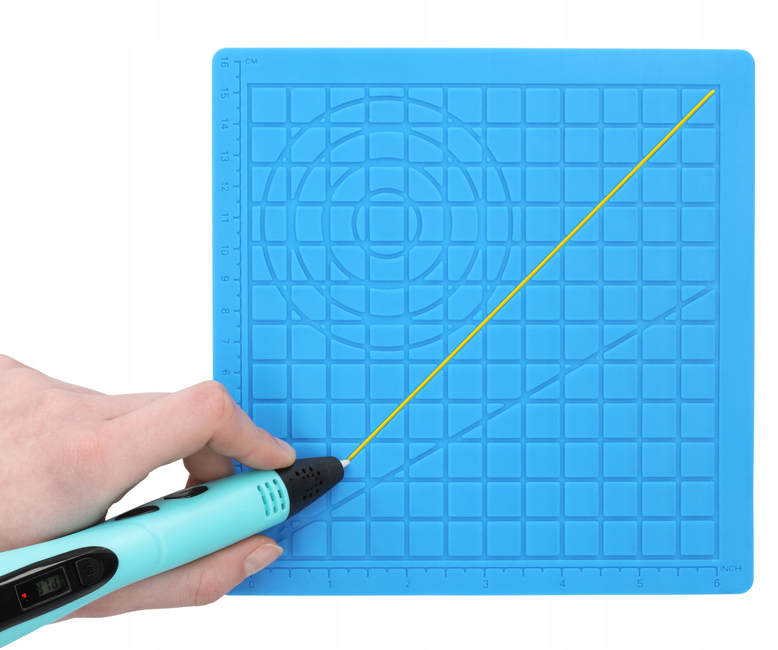 Mata silikonowa forma nakładka na palce druk szablon długopis 3d prezent Stan opakowania oryginalne