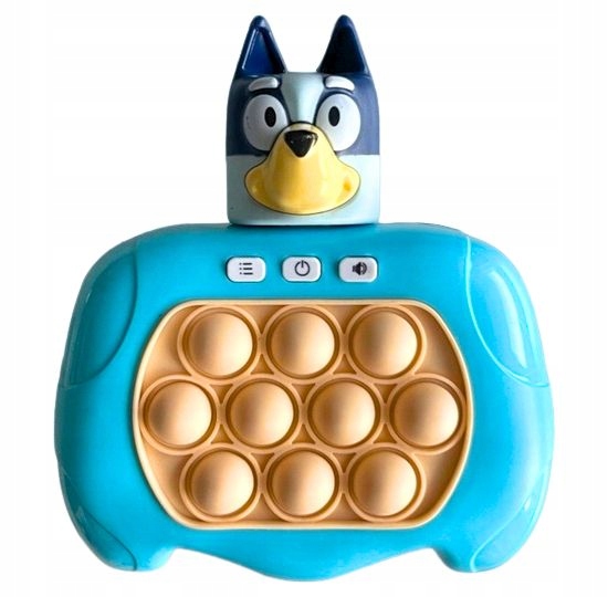GRA POP IT POPIT ELEKTRYCZNA ANTYSTRESOWA ZRĘCZNOŚCIOWA Bluey i Bingo
