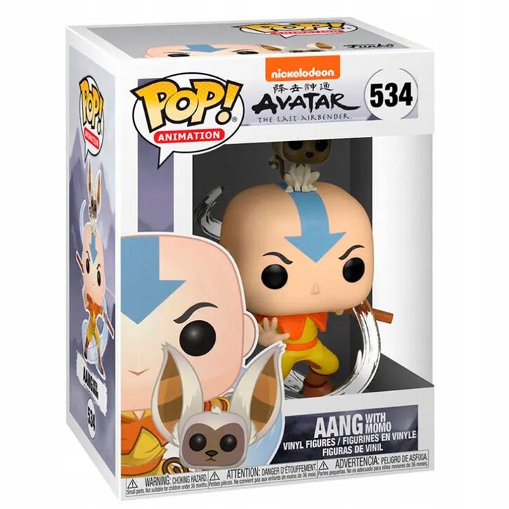 Funko Pop Avatar: Poslední vládce větru 534 Poslední vládce větru Aang s Momo