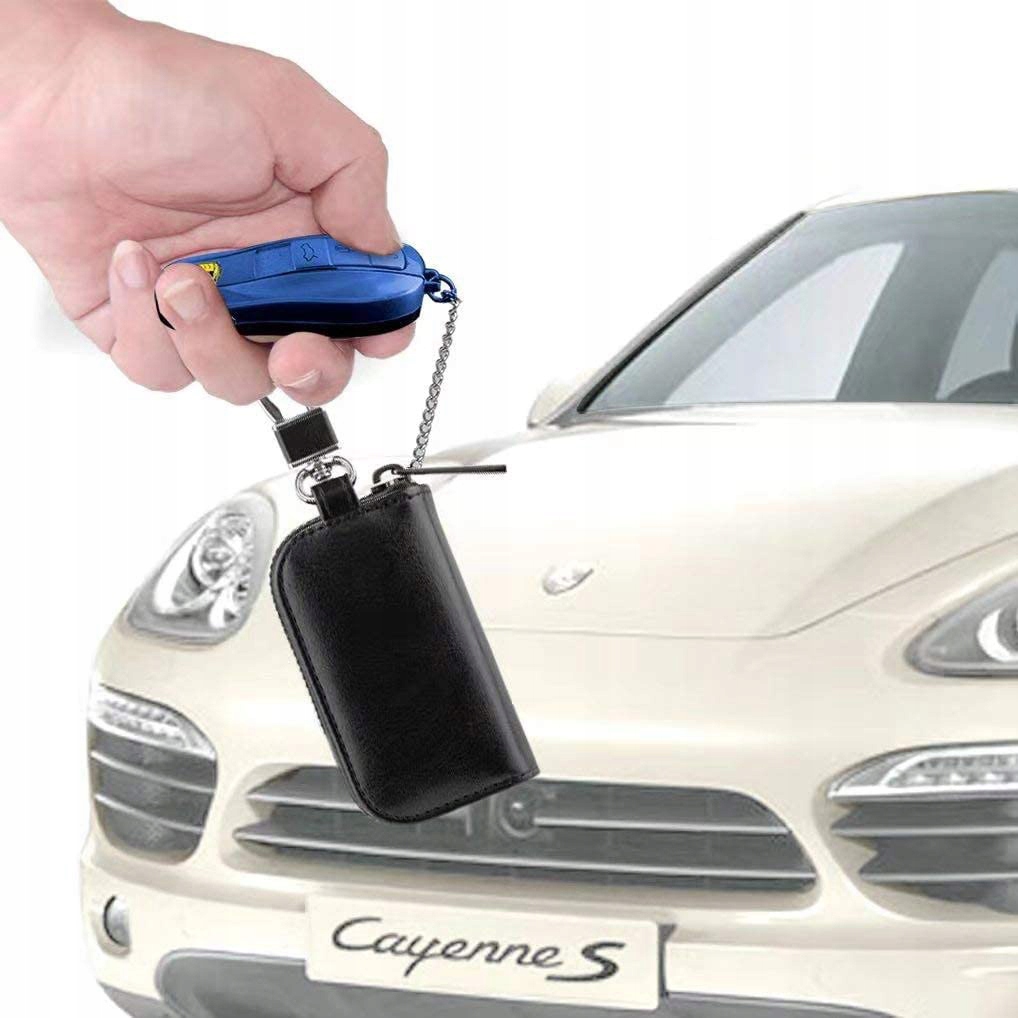 WSUWKA DO KLUCZYKI RFID SAMOCHOD KEYLESS PU OSŁONA PILOTA PRZED KRADZIEŻĄ Typ etui