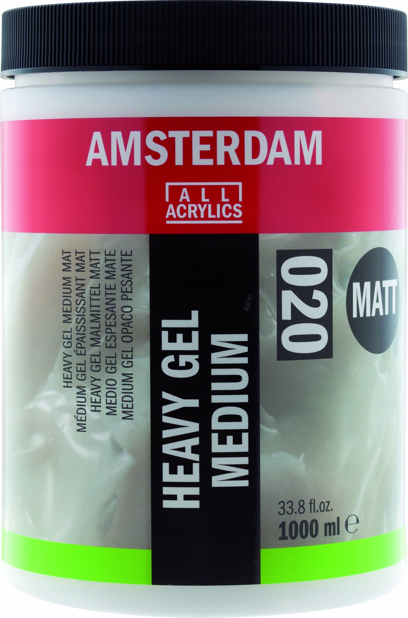 Amsterdam Heavy Gel Medium Matt 020 1000 ml Železo