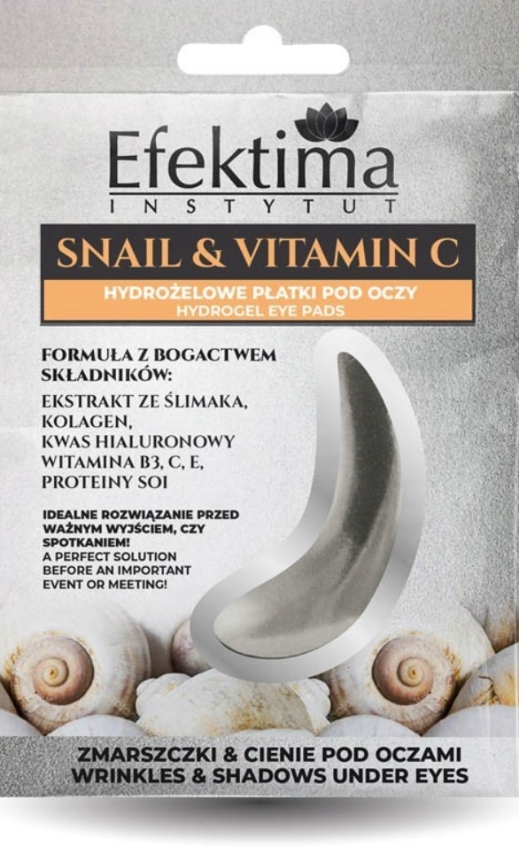 

Snail & Vitamin C -hydrożelowe Płatki Pod Oczy