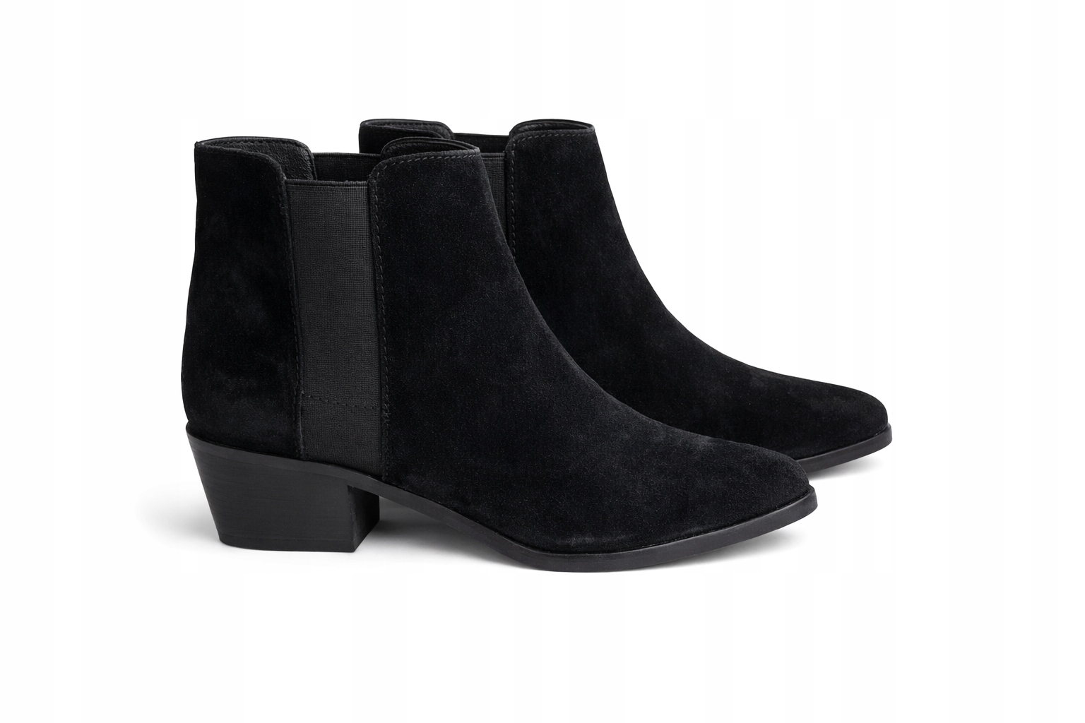 Apolina Černé Kotníkové Boty Na Podpatku Klasické 36 3DB