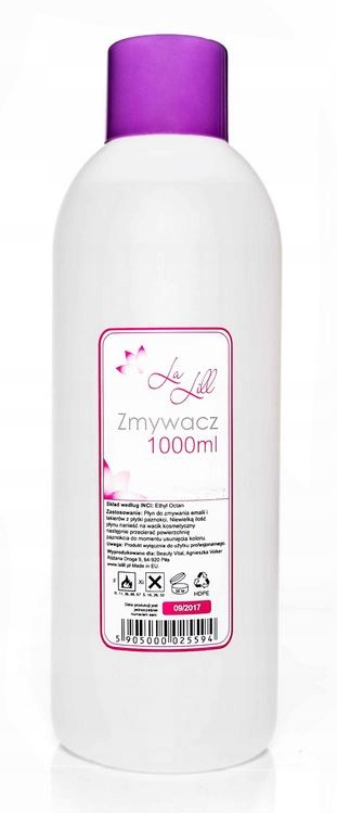 

Zmywacz LaLill do paznokci 1000 ml Profesjonalny