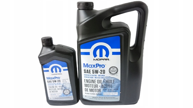 

Olej Mopar Max Pro 5W20 6L Syntetyk