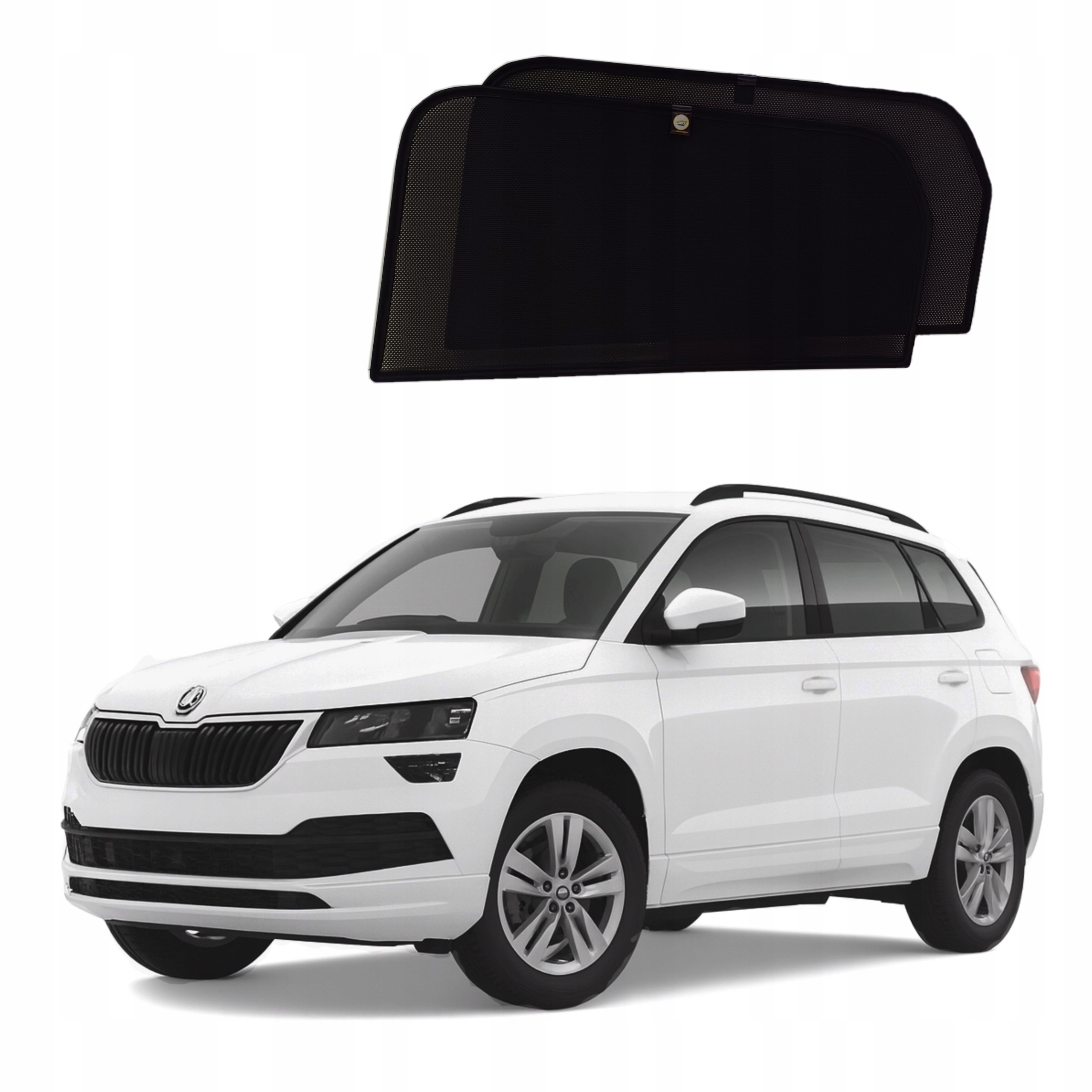 Sluneční clony na skla s magnety pro automobil Škoda Karoq