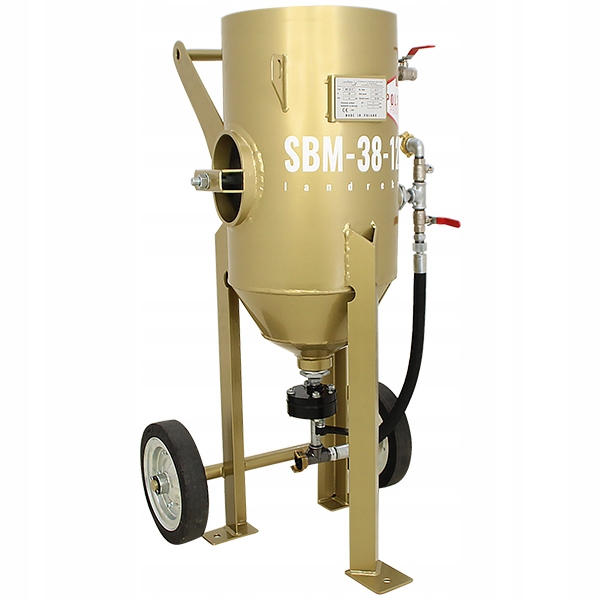 POLSKA MOBILNA PIASKARKA CIŚNIENIOWA 38LITRÓW 12BAR