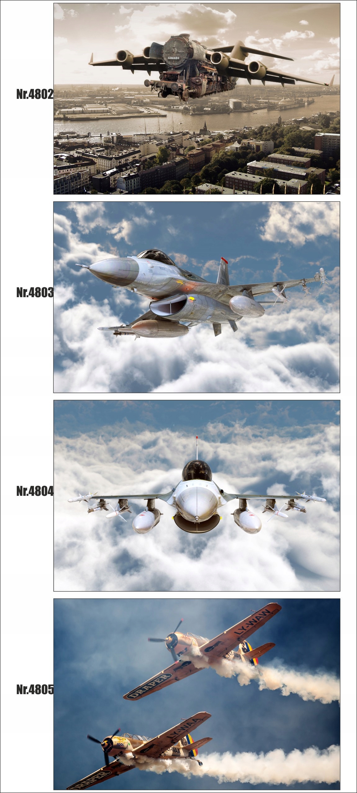 plakat samolot, samoloty, myśliwce, 70x50cm Nazwa plakat