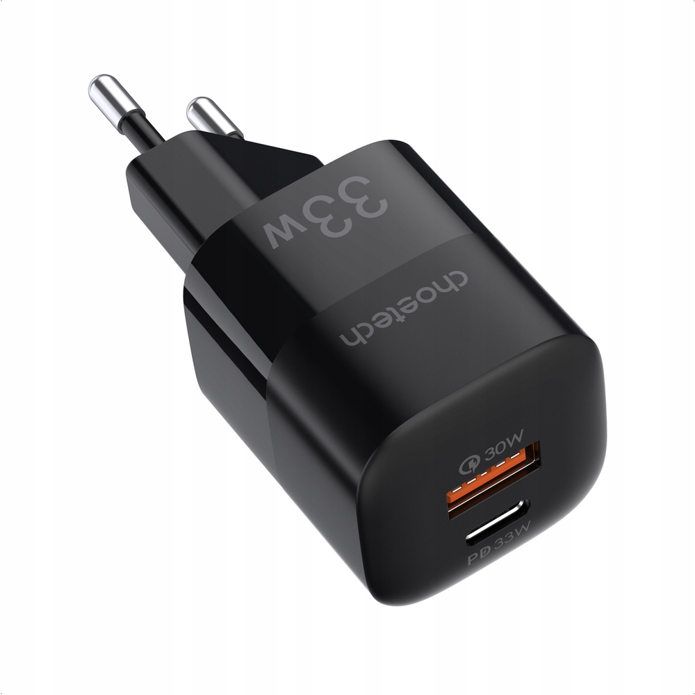 

Choetech Szybka Ładowarka Gan Usb Usb-c Pd Qc 33W
