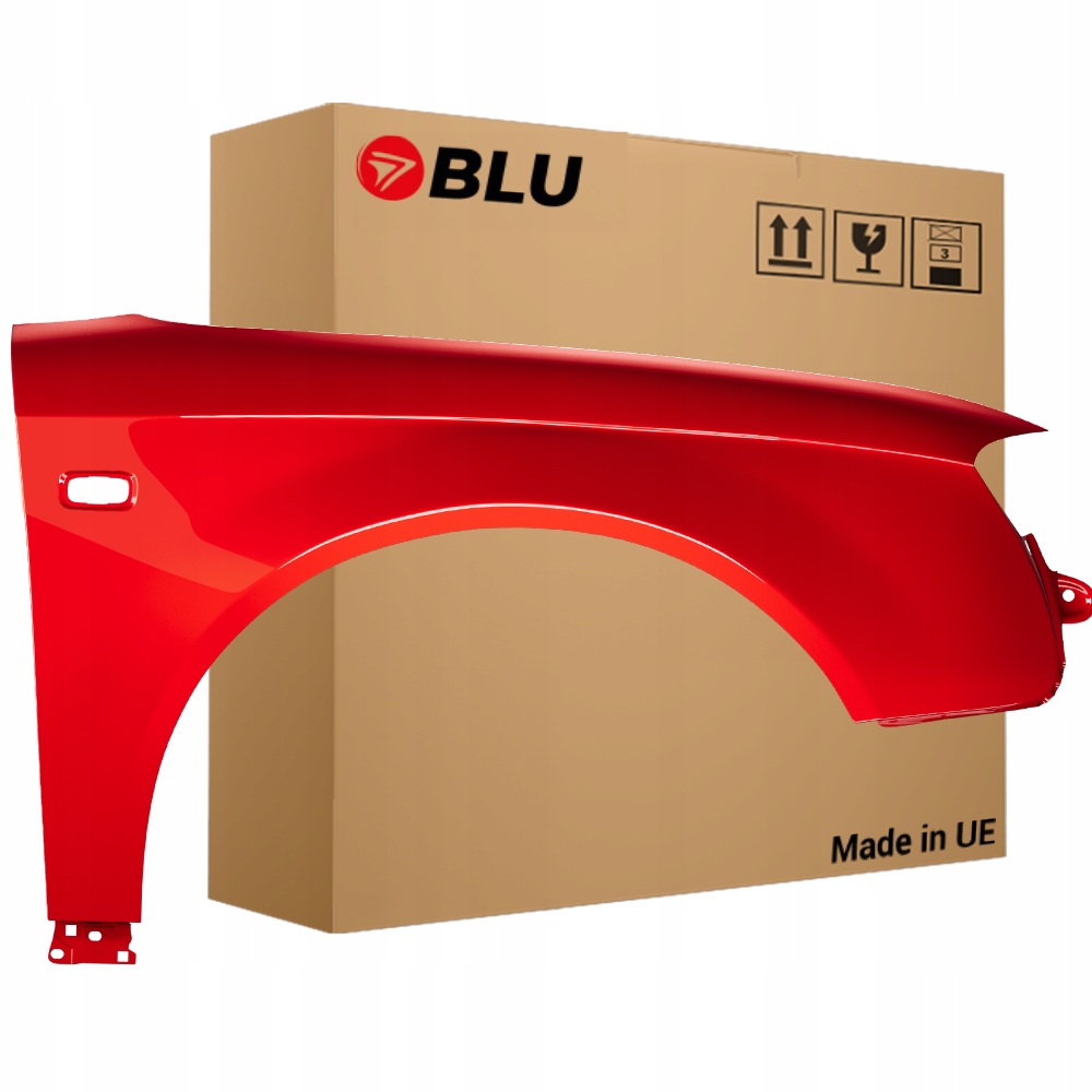 Blu Blatník Audi A4 B7 LY3J pravý červený 04-08 přední