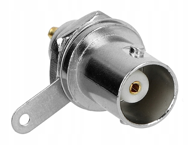 Gniazdo BNC 50Ohm panelowe lutowane