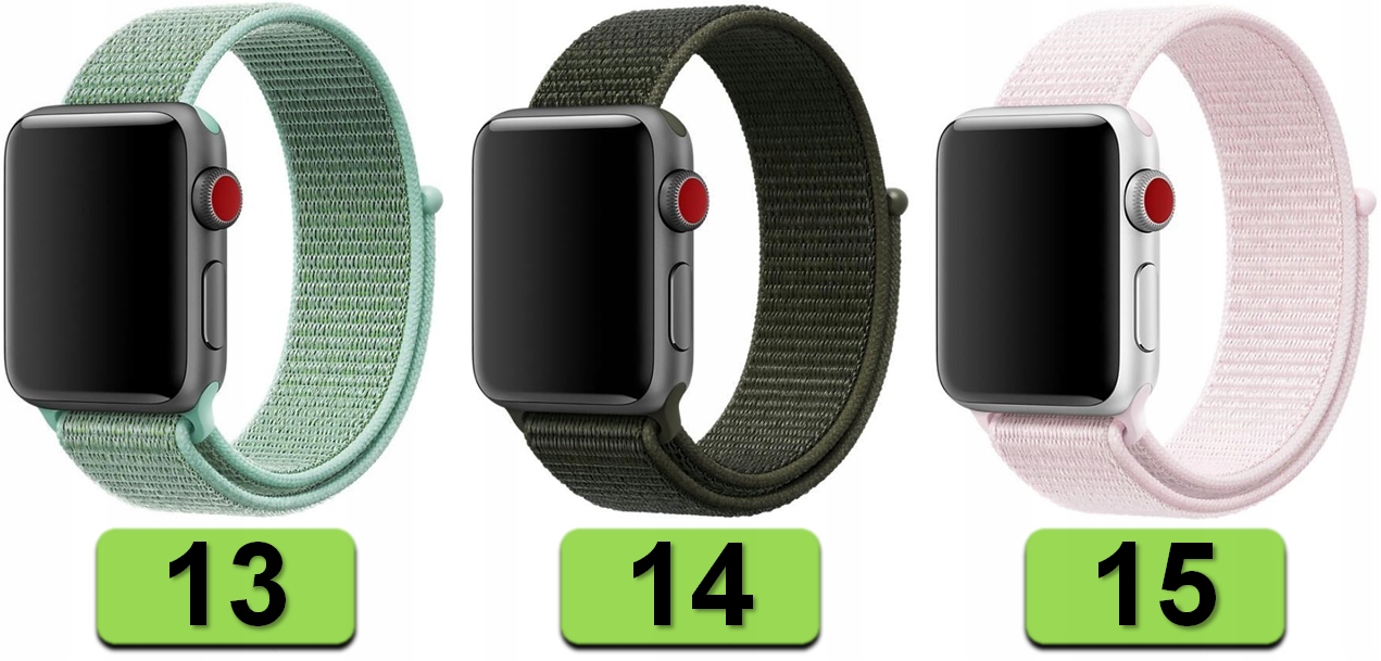 PASEK DO APPLE WATCH 1 2 3 4 5 6 7 8 9 SE 42MM 44MM 45MM 49MM| DUŻO KOLORÓW Kompatybilność Apple