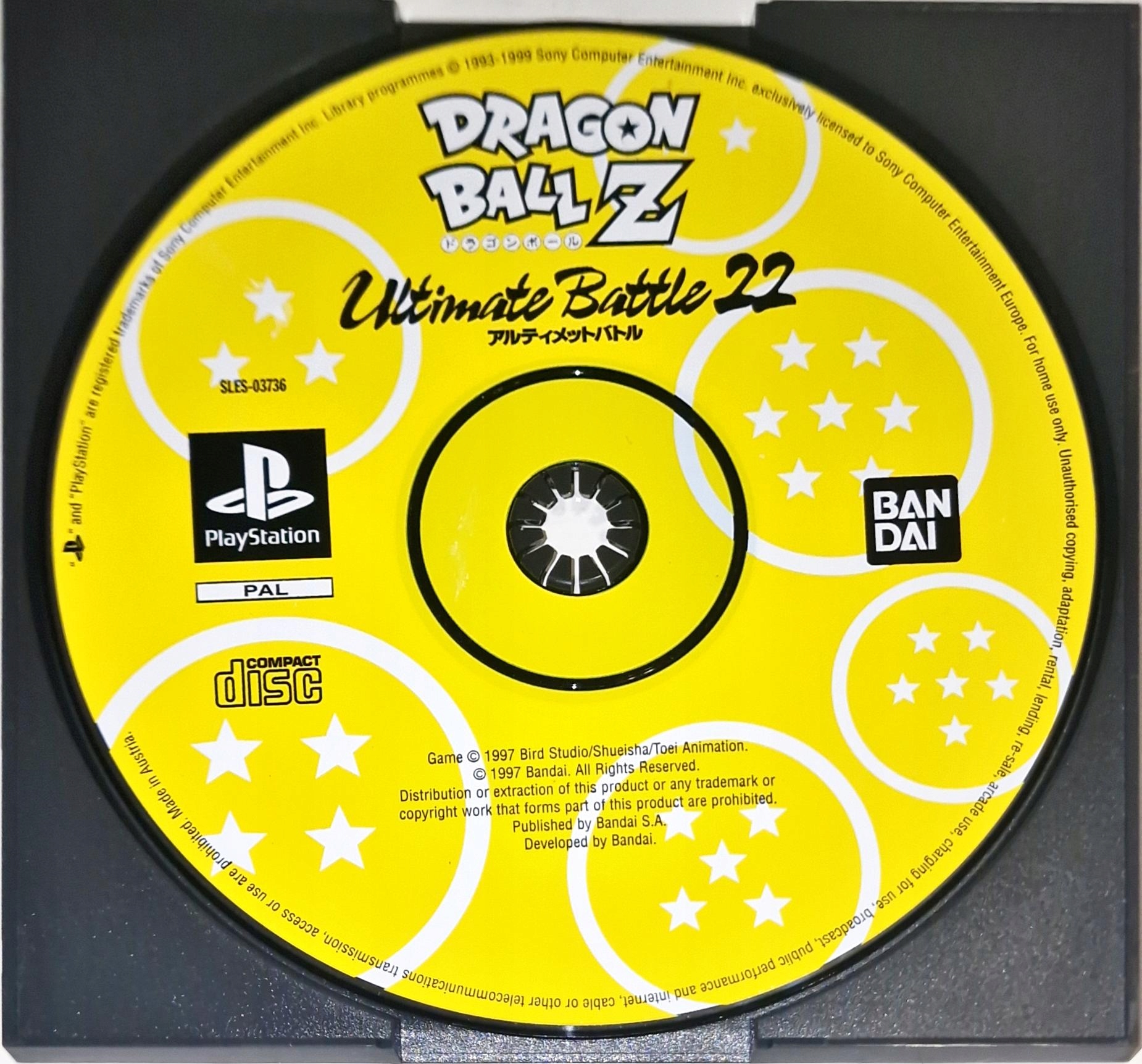 Gra DRAGON BALL Z ULTIMATE BATTLE 22 PSX SAMA PŁYTA CZYTAJ OPIS !!!