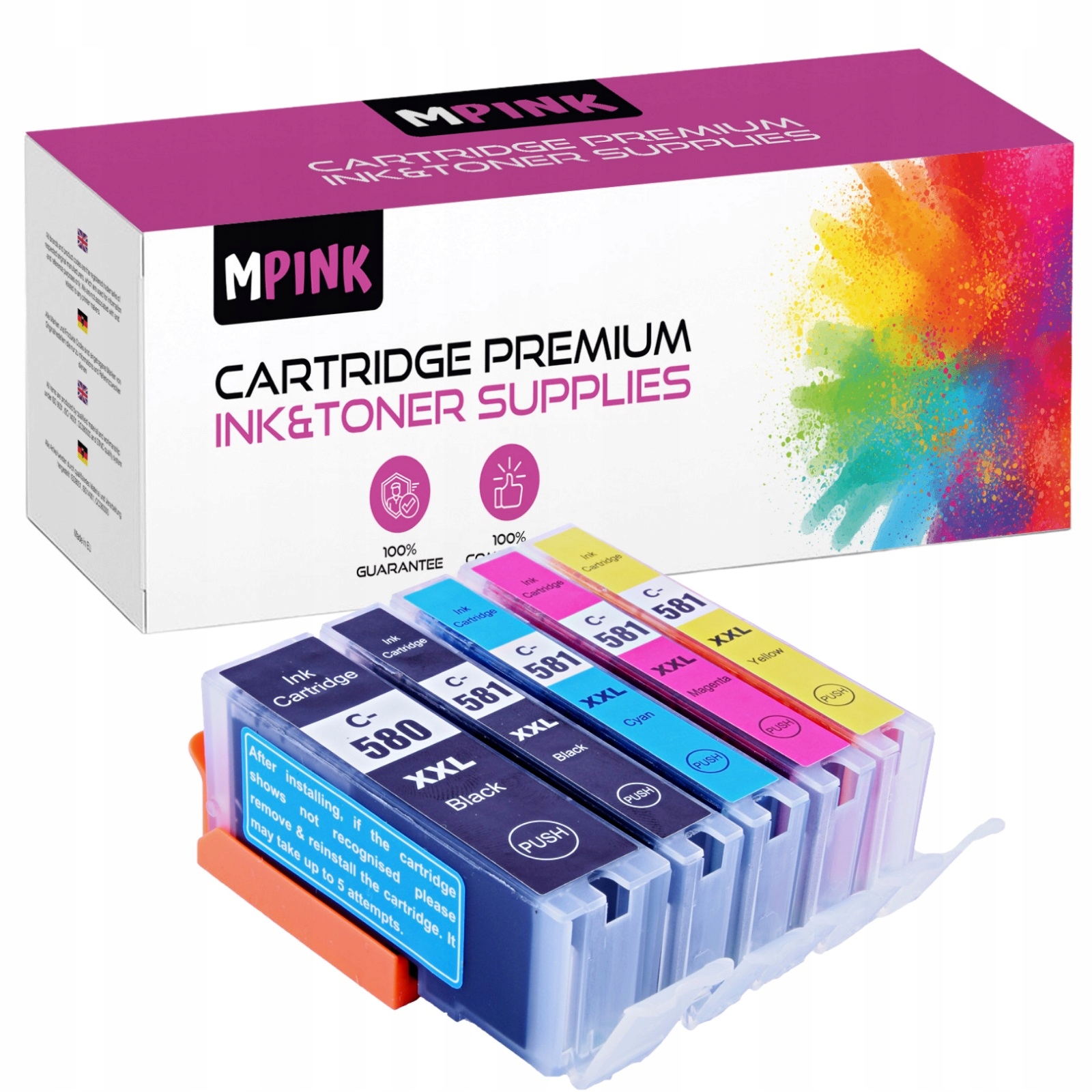 

5x Tusze do Canon Pixma TS705 TS6250 TS6521 TS6350