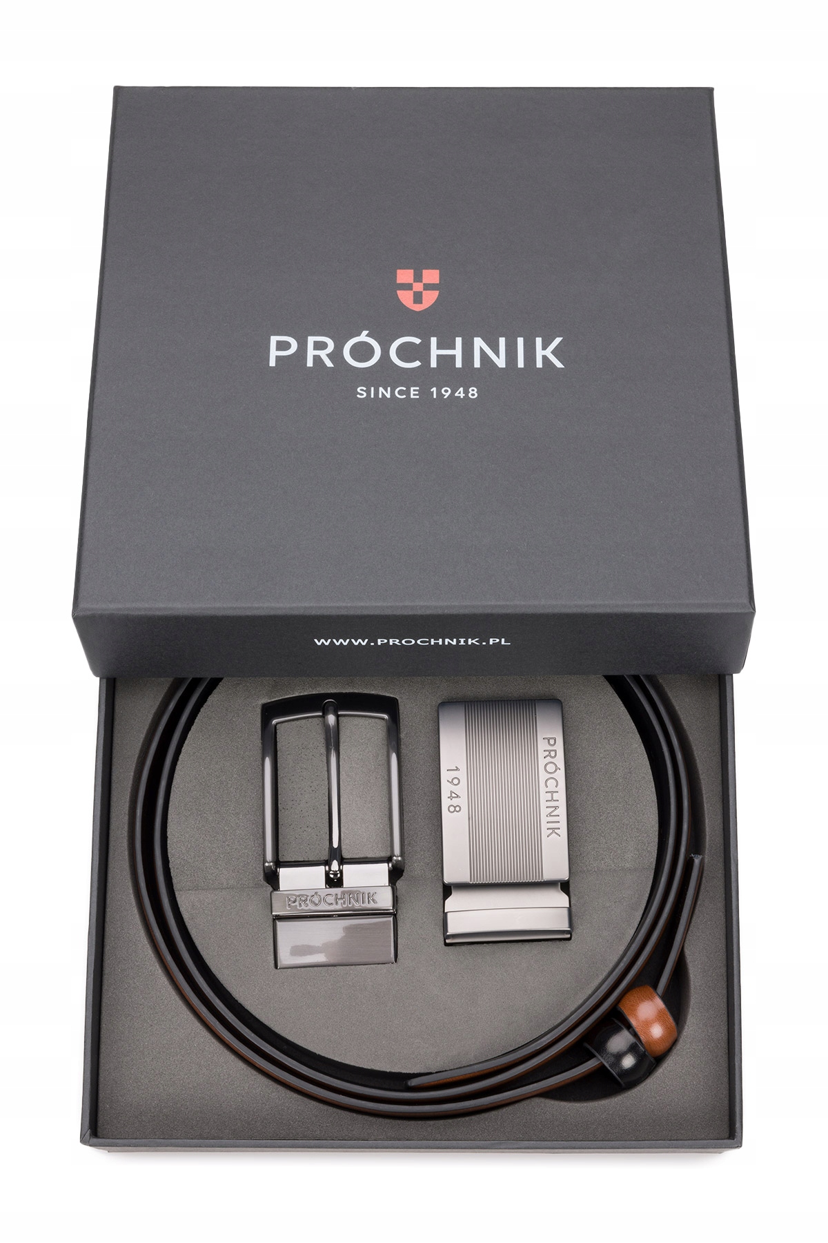 

Pasek Skórzany Dwustronny 4w1 Próchnik PM3 42/105