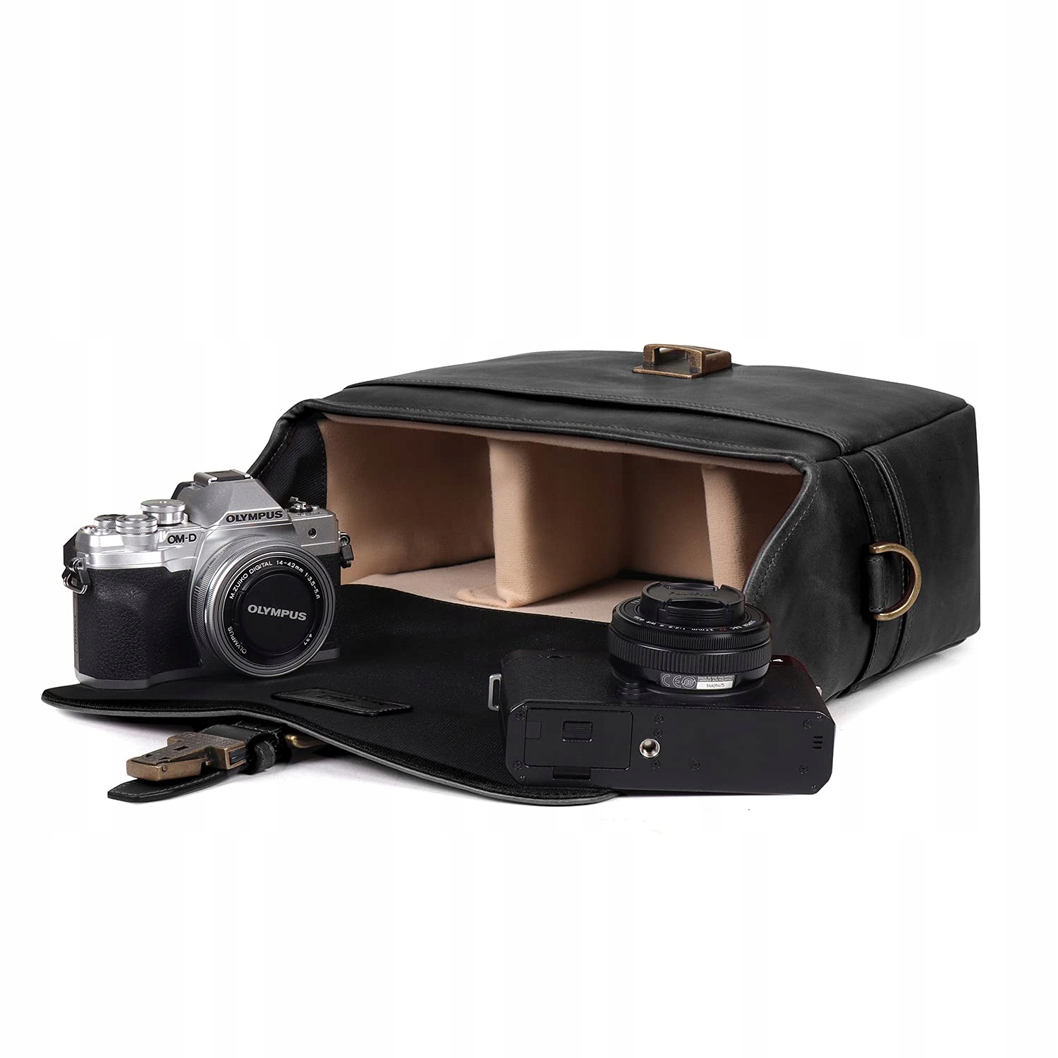 MEGAGEAR Skórzana Torba Na Aparat Do Lustrzanek i Polaroidów — miniatura 6