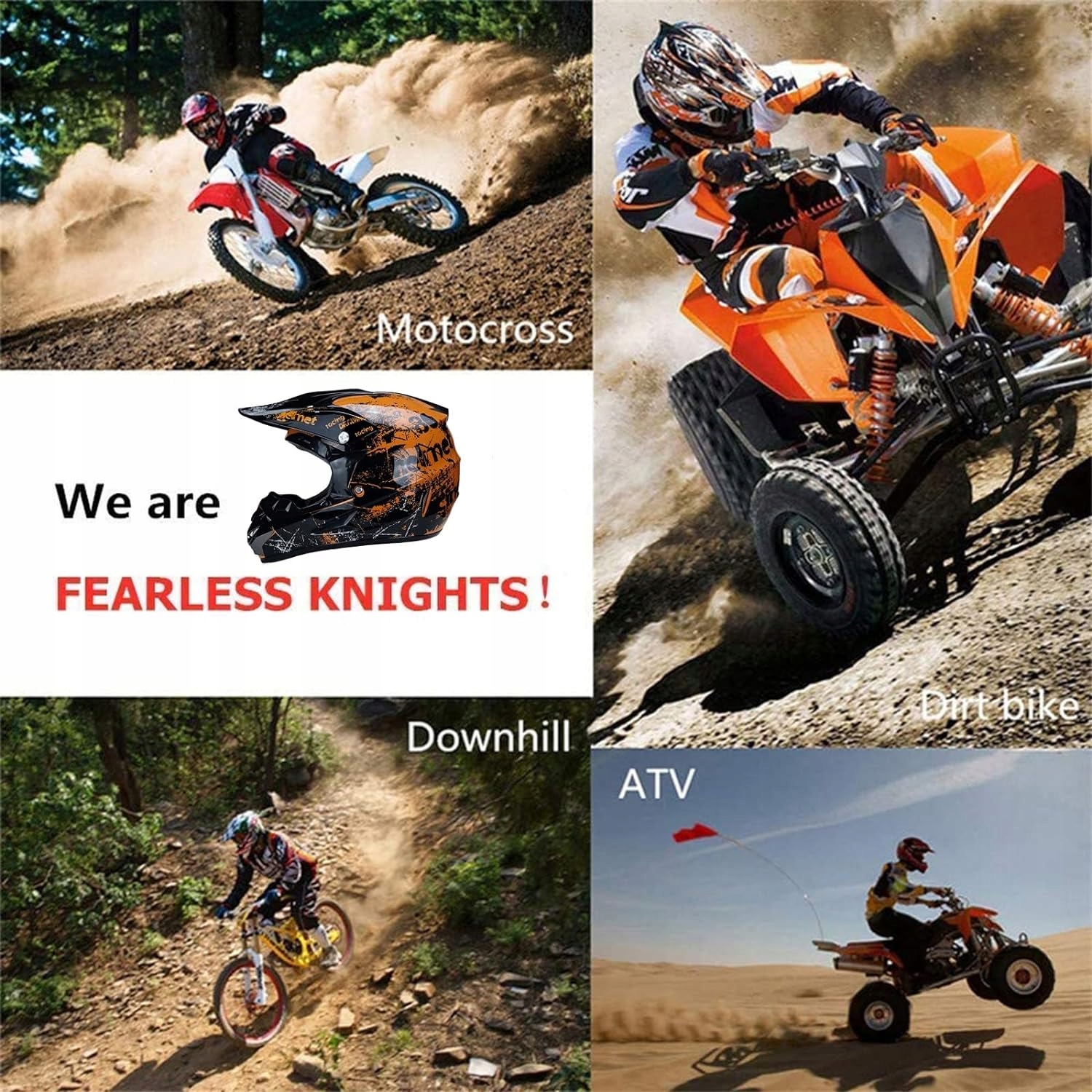 Kask MTB Fullface Motocrossowy Off-Road Endur Producent inny