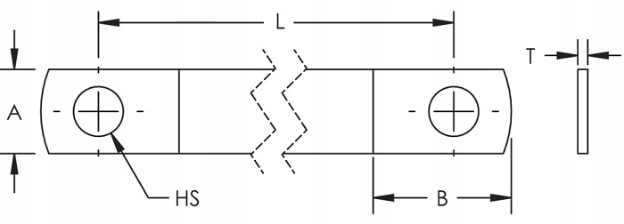 PLECIONKA PŁASKA DO UZIEMIENIA, MASY MBJ 30-500-10 Stopień ochrony IP IP20