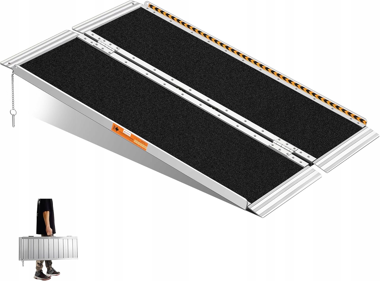 Hliníková Rampa, Příjezdová Cesta, Vozíky Pro Jízdní Kola, Motorky 122X72 360 Kg, Skládací, Silná