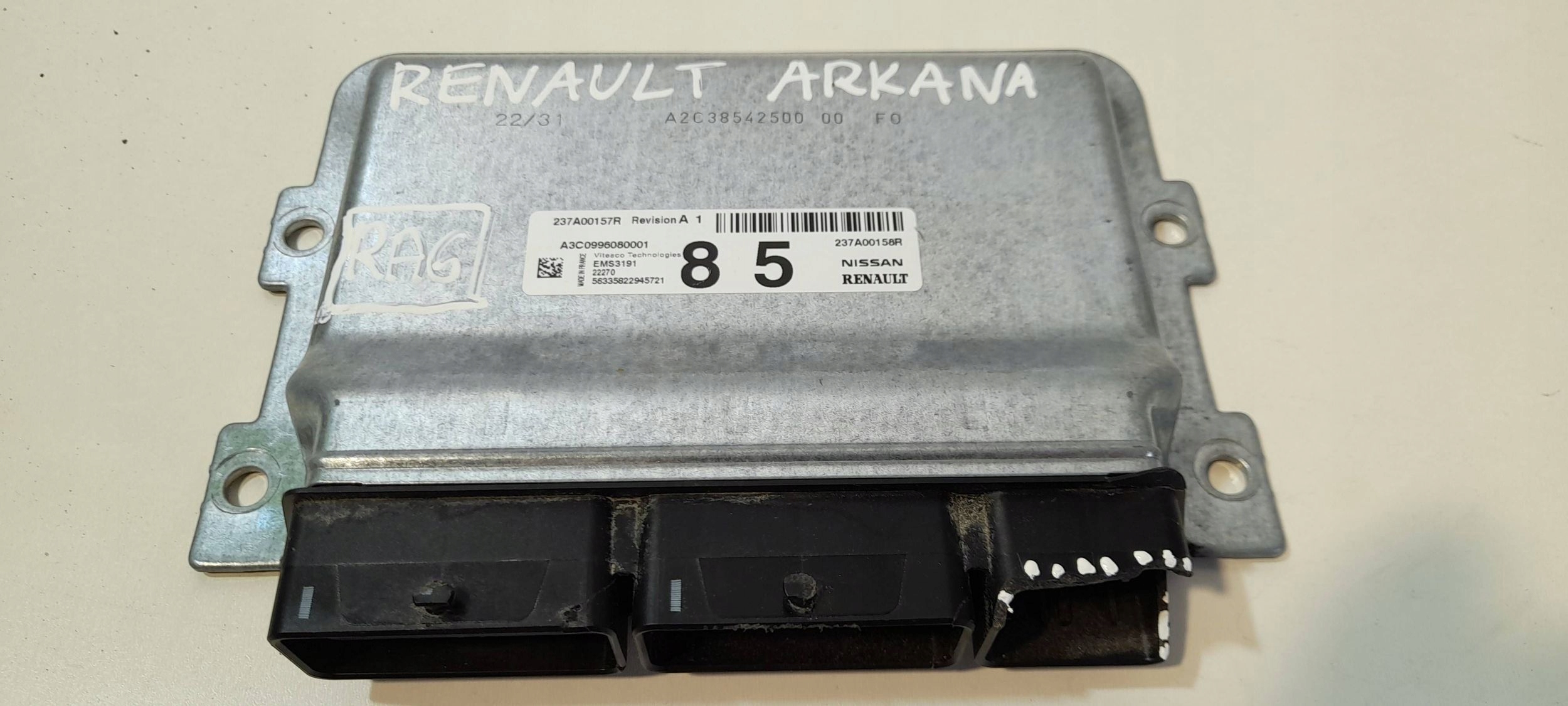 Renault Arkana 1,6 E-TECH Bedienteil / modul ECU 237A00157R (RA6)