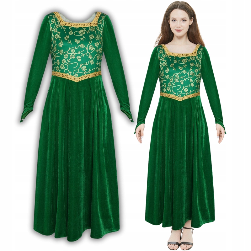 Kostým Převlek Princezna Fiona Šaty Kostým Shrek Cosplay 158 164