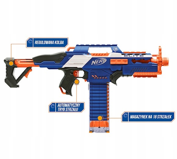 

Pistolet N-Strike Nerf Elite A3901 strzałki