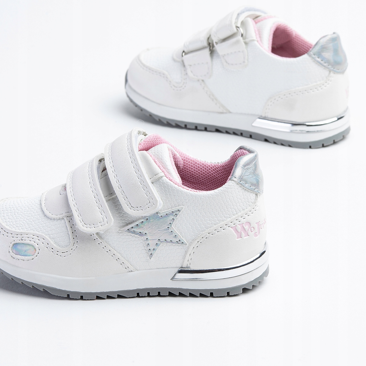 Trzewiki półbuty wkł.SKÓRA lekkie wygodne Wojtyłko Kolor biały