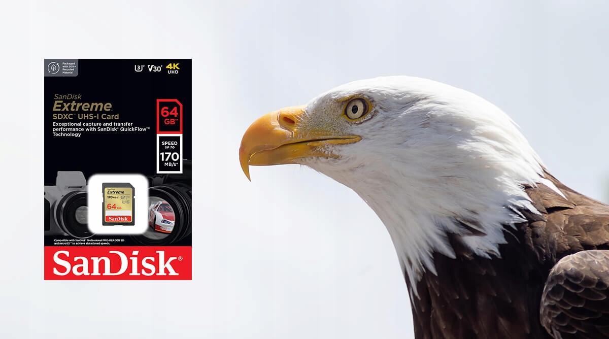 Karta pamięci SANDISK Extreme SDXC 64GB Model Extreme