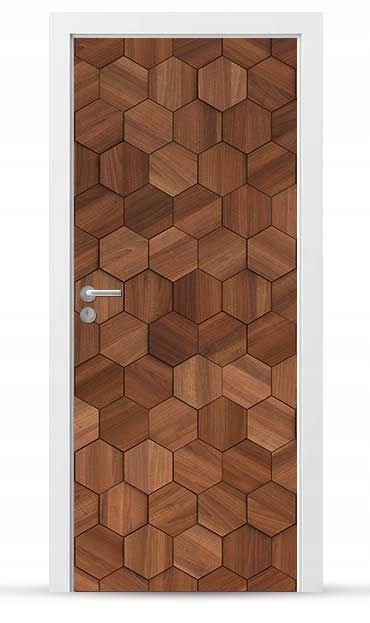 Okleina nálepka na vnější dveře Nábytková samolepicí Snadné Lepení