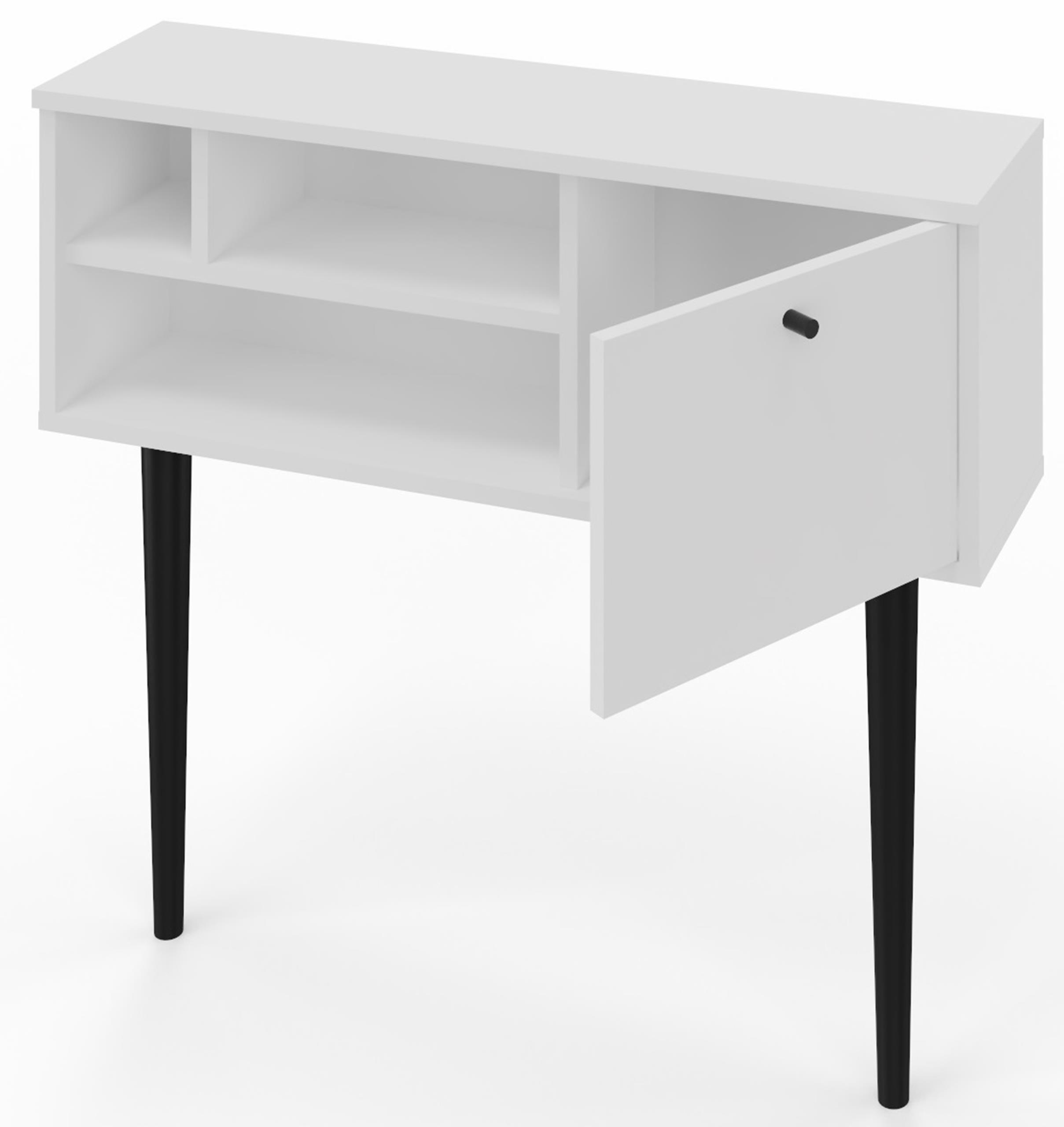 Konsola DOTTI biała do przedpokoju szafka półki UFC Marka Matkam