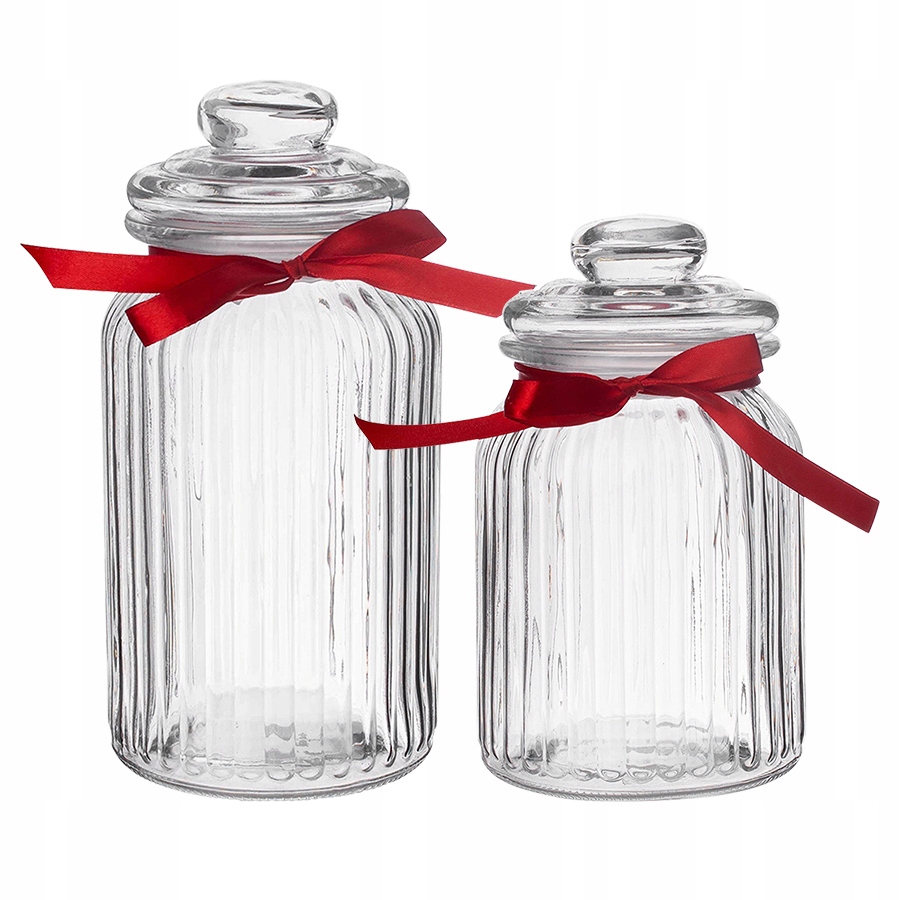 

Słoik Szklany Słoiki Na Kawę Herbatę Zestaw 2 Szt