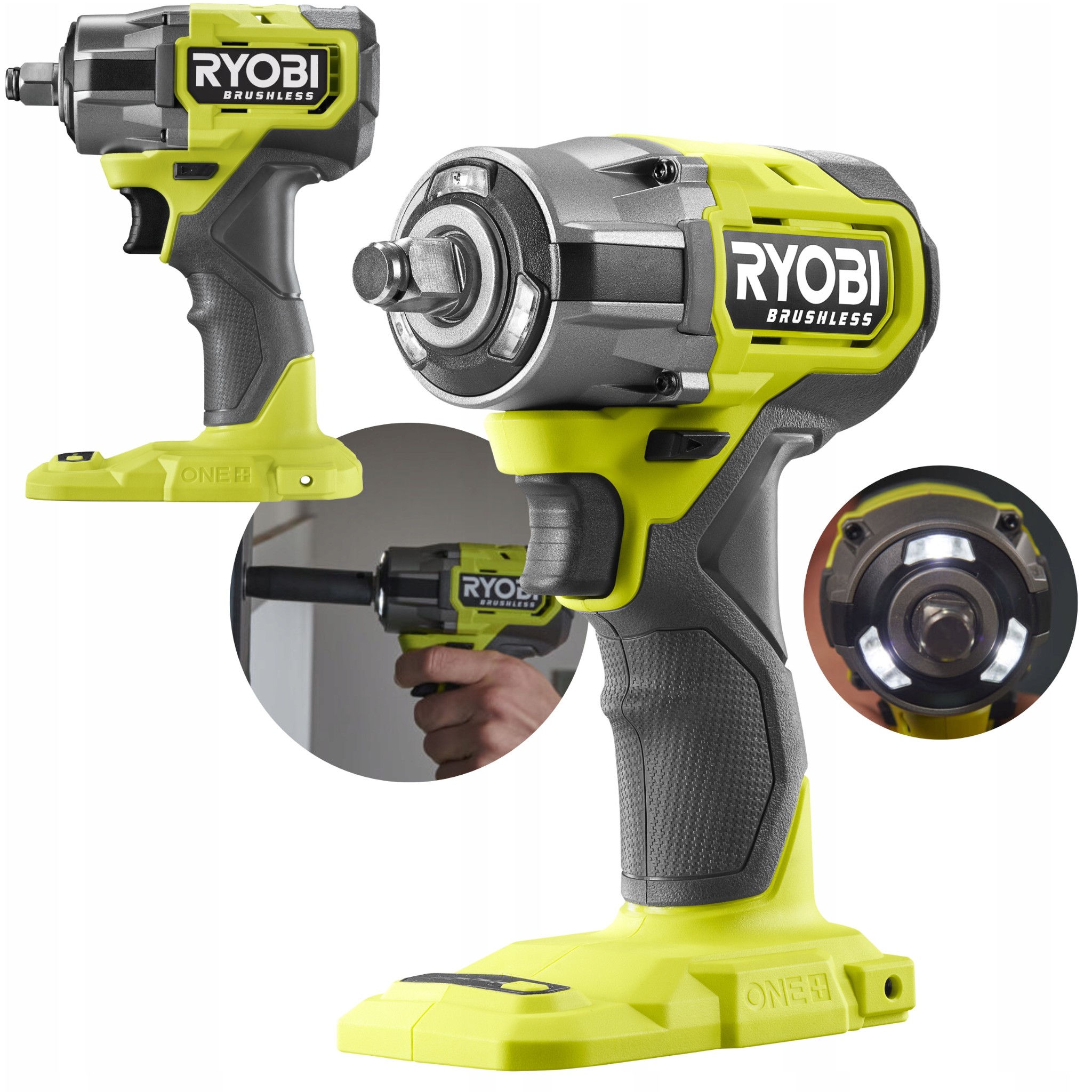 Klucz Udarowy Akumulatorowy RIW19CBL-0 18V 0*AH One+ 5133006492 Ryobi