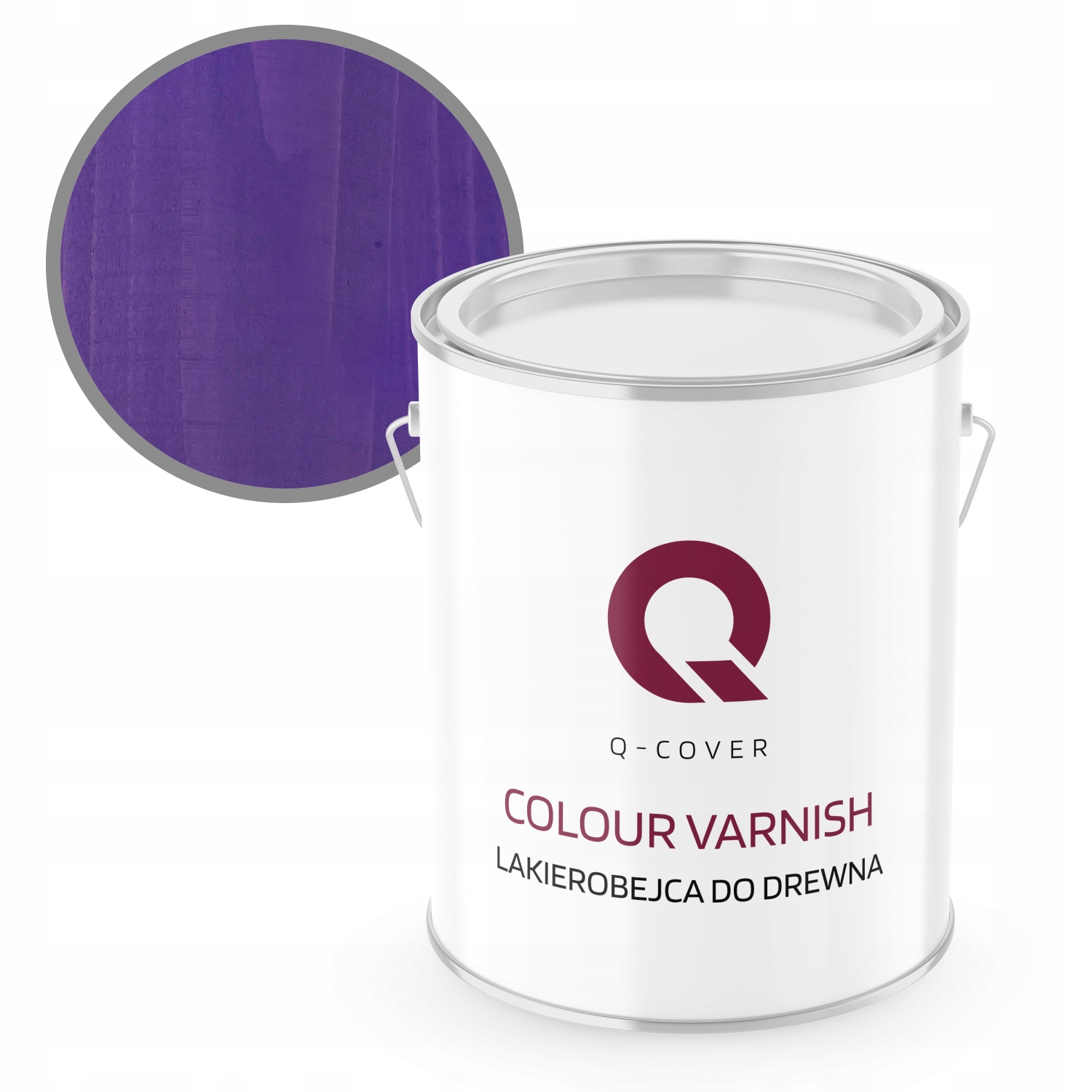 Rychleschnoucí Lak Na Dřevo 2,5 L Fialový Satén Výkonná Barva