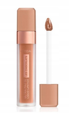 LOREAL MATOWA POMADKA DO UST W PŁYNIE ZAPACH CZEKOLADOWY