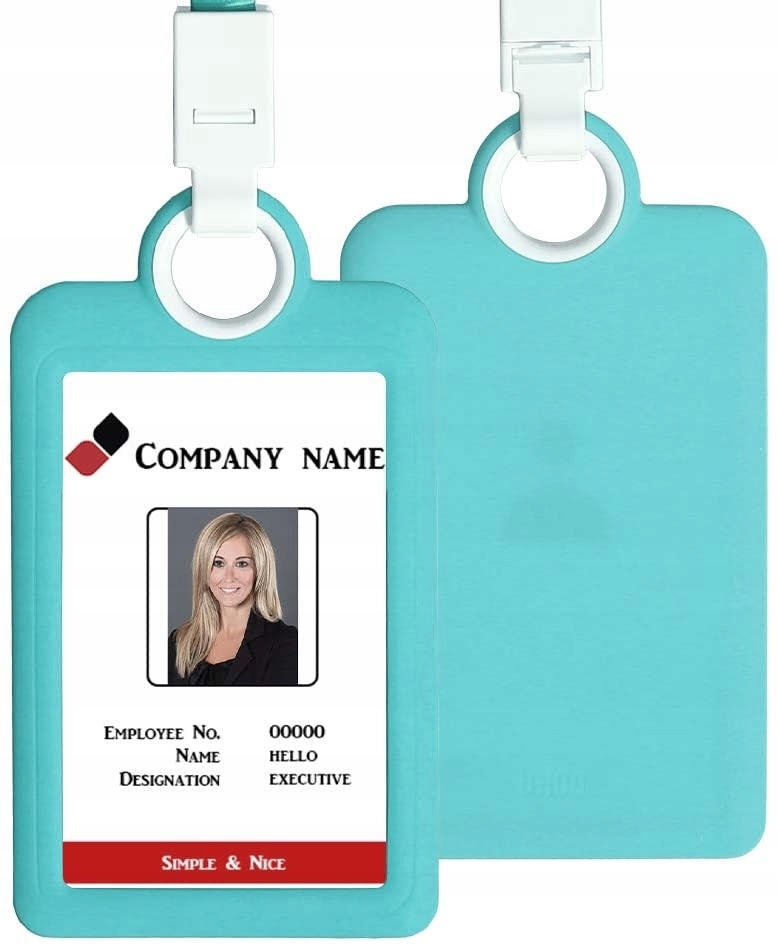 

Etui pionowe pokrowiec na identyfikator przepustkę